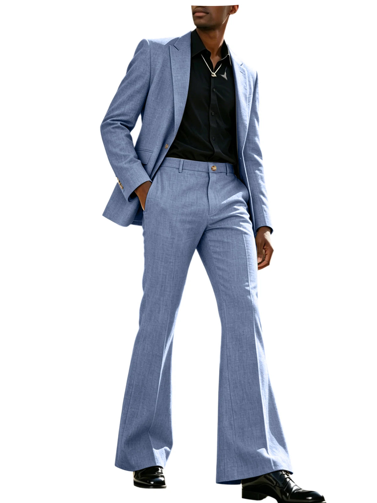 Costume Homme Lin Évasé 2 Pièces – CLEVI Paris