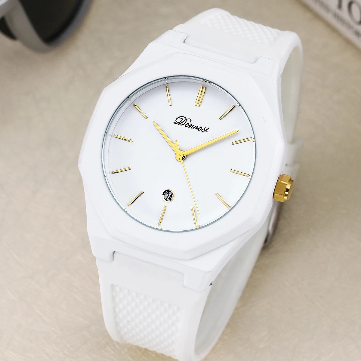 DENVOSI Montre Homme Quartz Ronde 40mm Bracelet Alliage Sport Casual 30M – CLEVI Paris