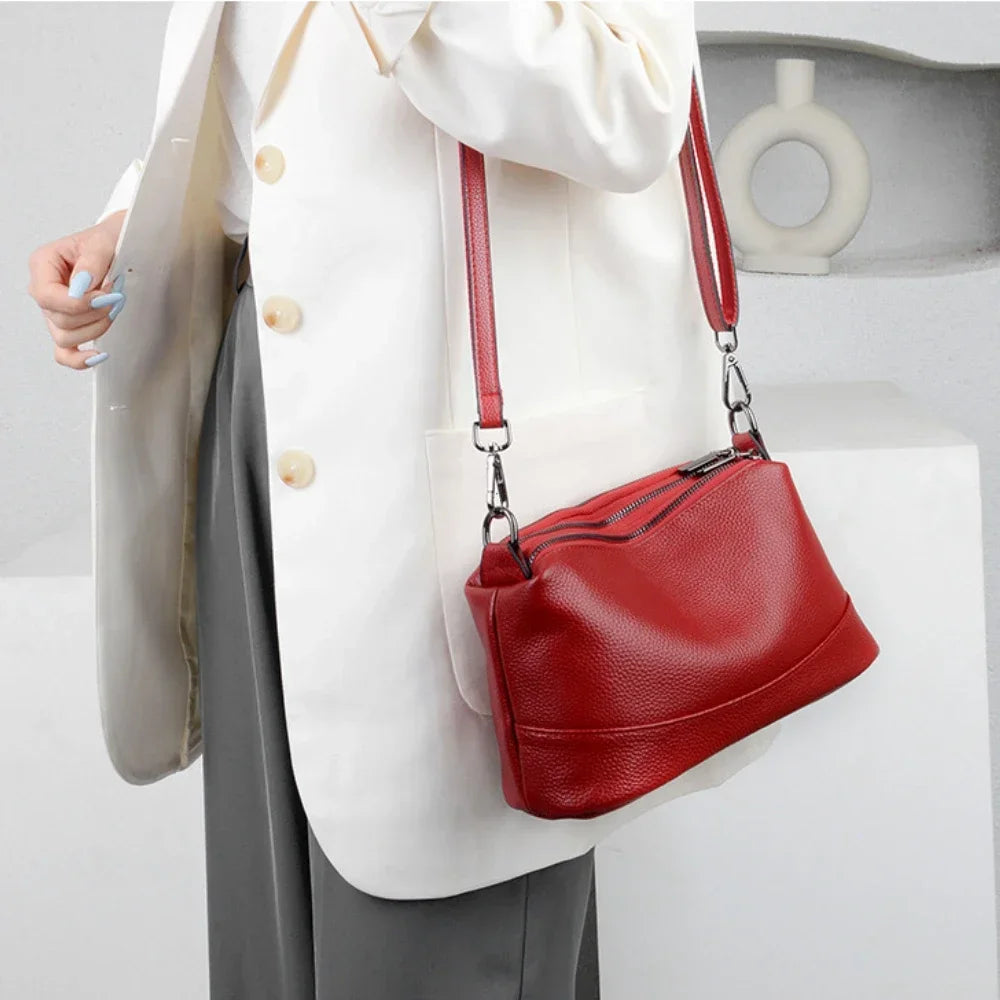 Sac à Main Femme Cuir Véritable Bandoulière – CLEVI Paris