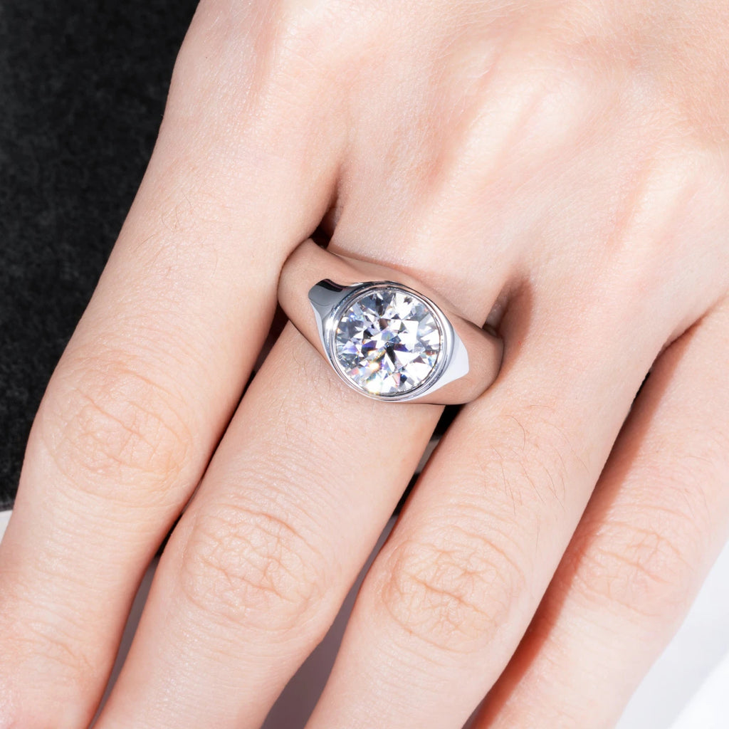 Bague Femme Moissanite Argent 925 – CLEVI Paris