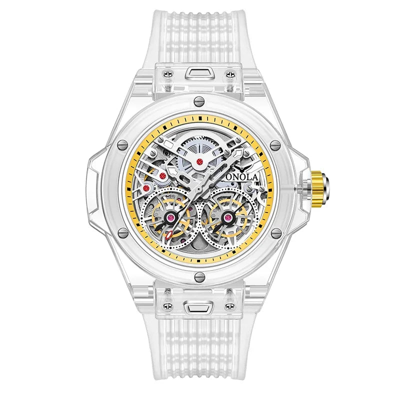Montre Mécanique Squelette Tourbillon ONOLA Homme – CLEVI Paris