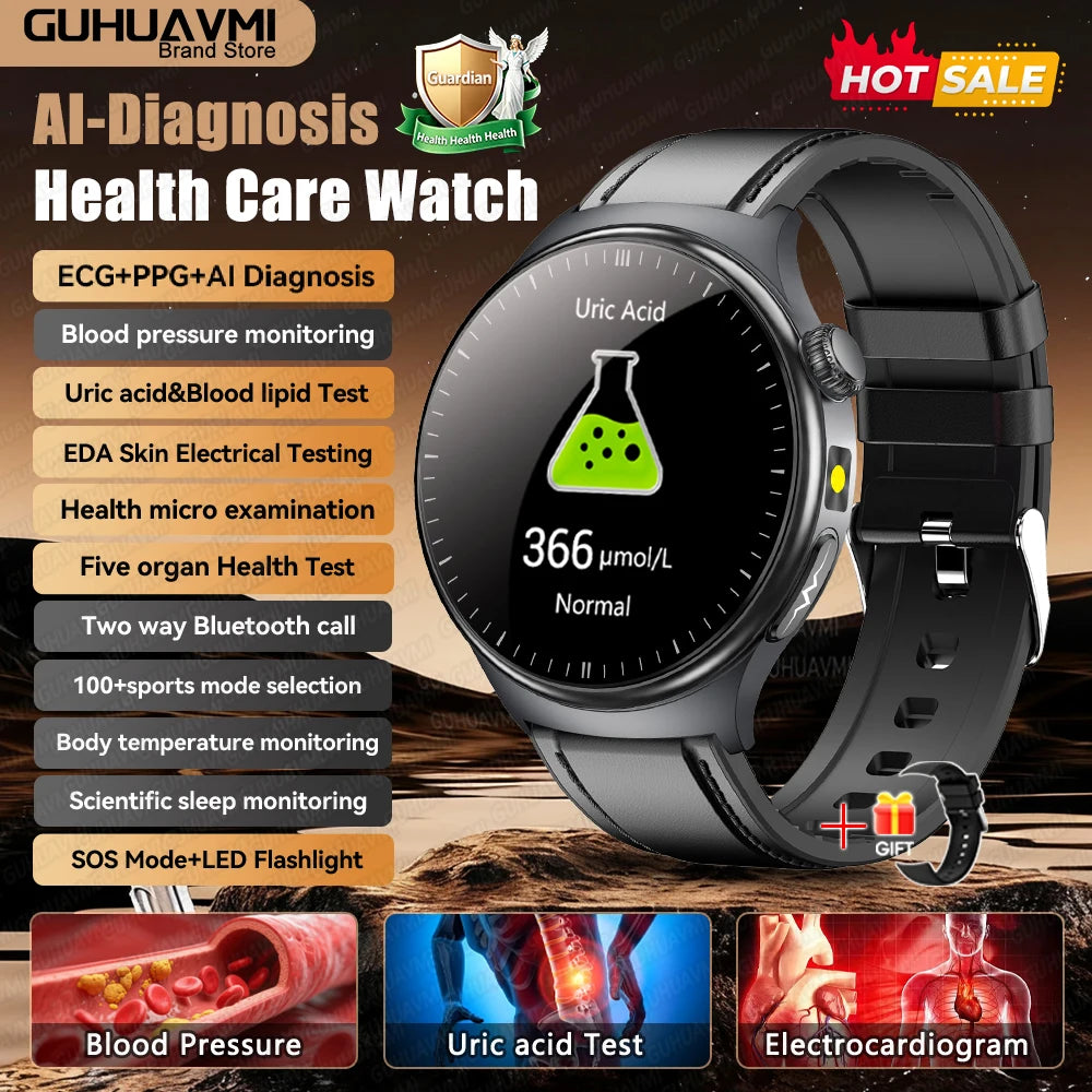 Montre GUHUAVMI ET475 AMOLED Bluetooth – CLEVI Paris