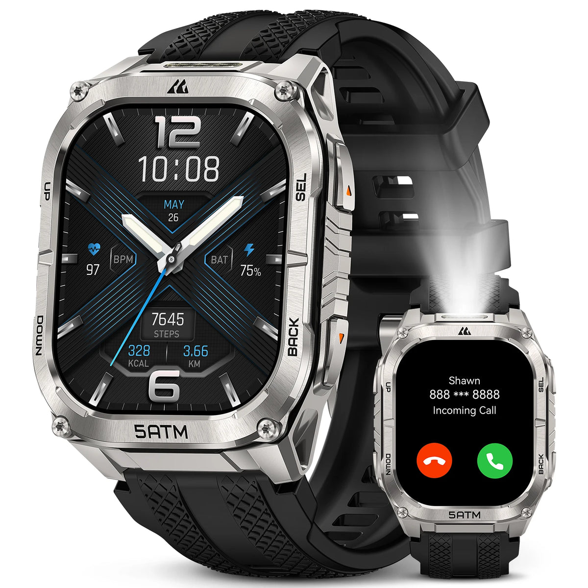 Montre KOSPET TANK M4C GPS et lampe LED – CLEVI Paris