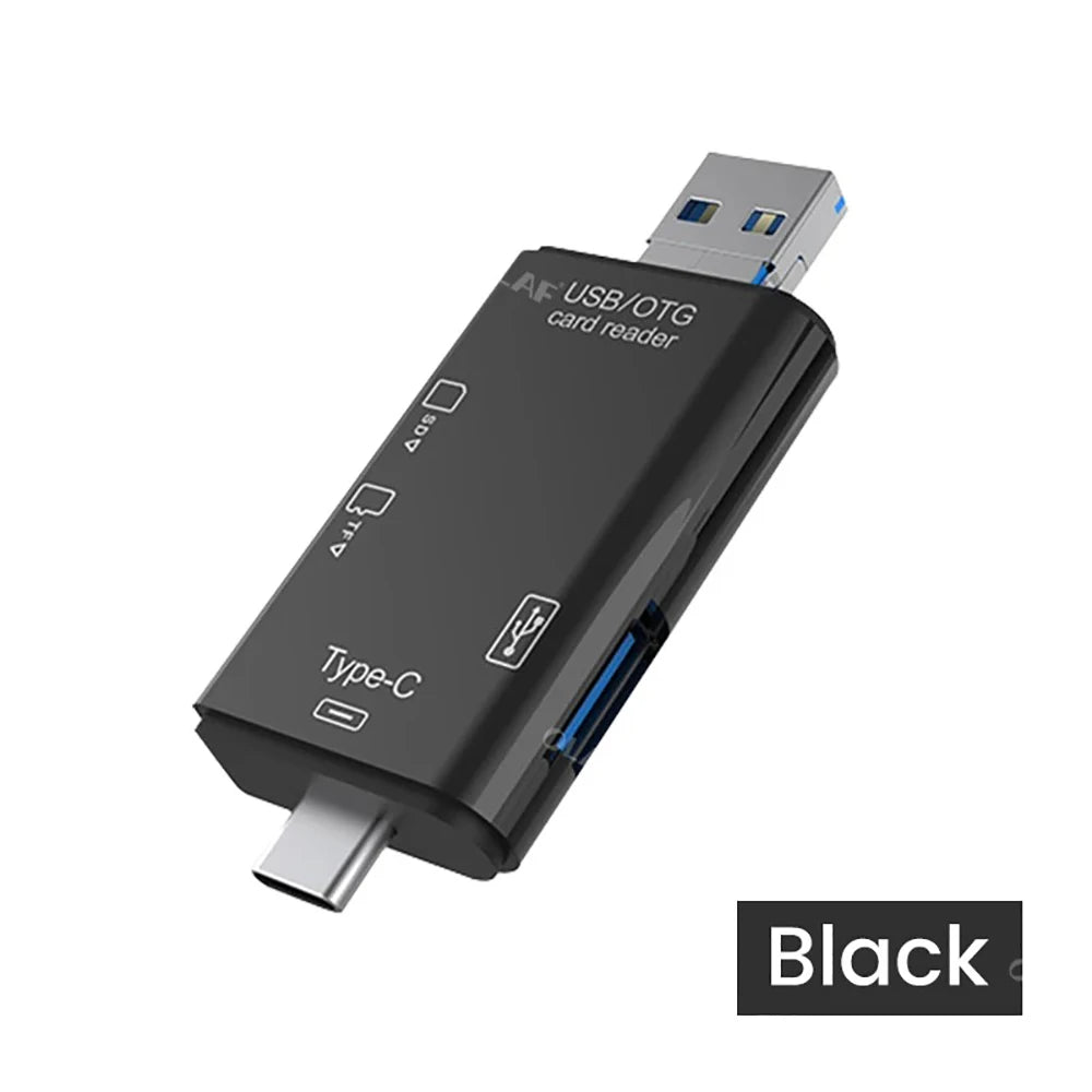 Lecteur SD/TF OTG 6-en-1 USB 2.0 ou 7-en-1 USB 3.0 – CLEVI Paris