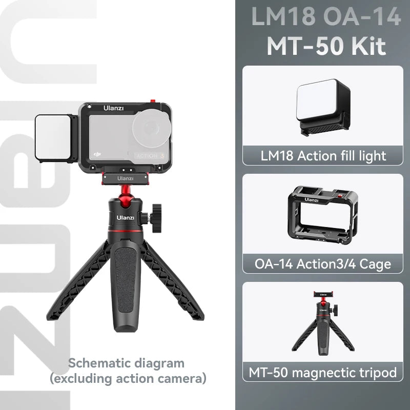 Lampe LED Ulanzi LM18 pour DJI Osmo – CLEVI Paris