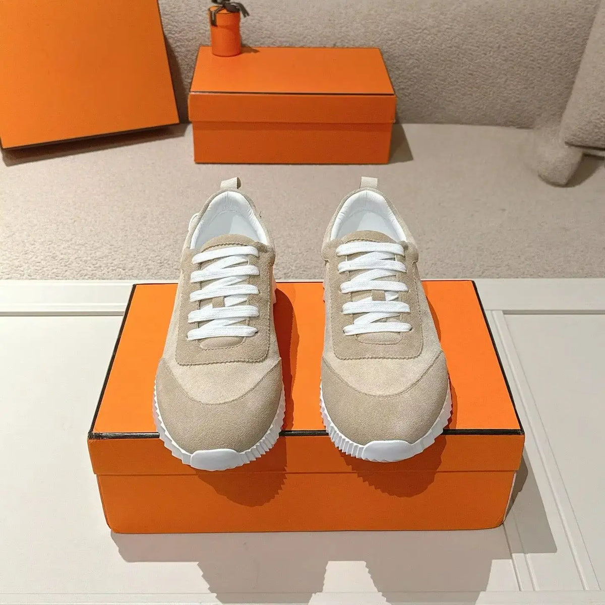 Sneakers homme à semelle en caoutchouc – CLEVI Paris