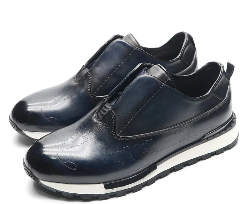 Sneakers homme en cuir à enfiler X23 – CLEVI Paris