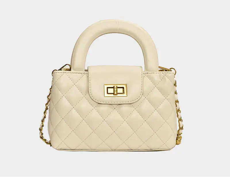 Sac Bandoulière Femme Matelassé Style Français Fermeture Magnétique TPU Souple 3 Coloris – CLEVI Paris
