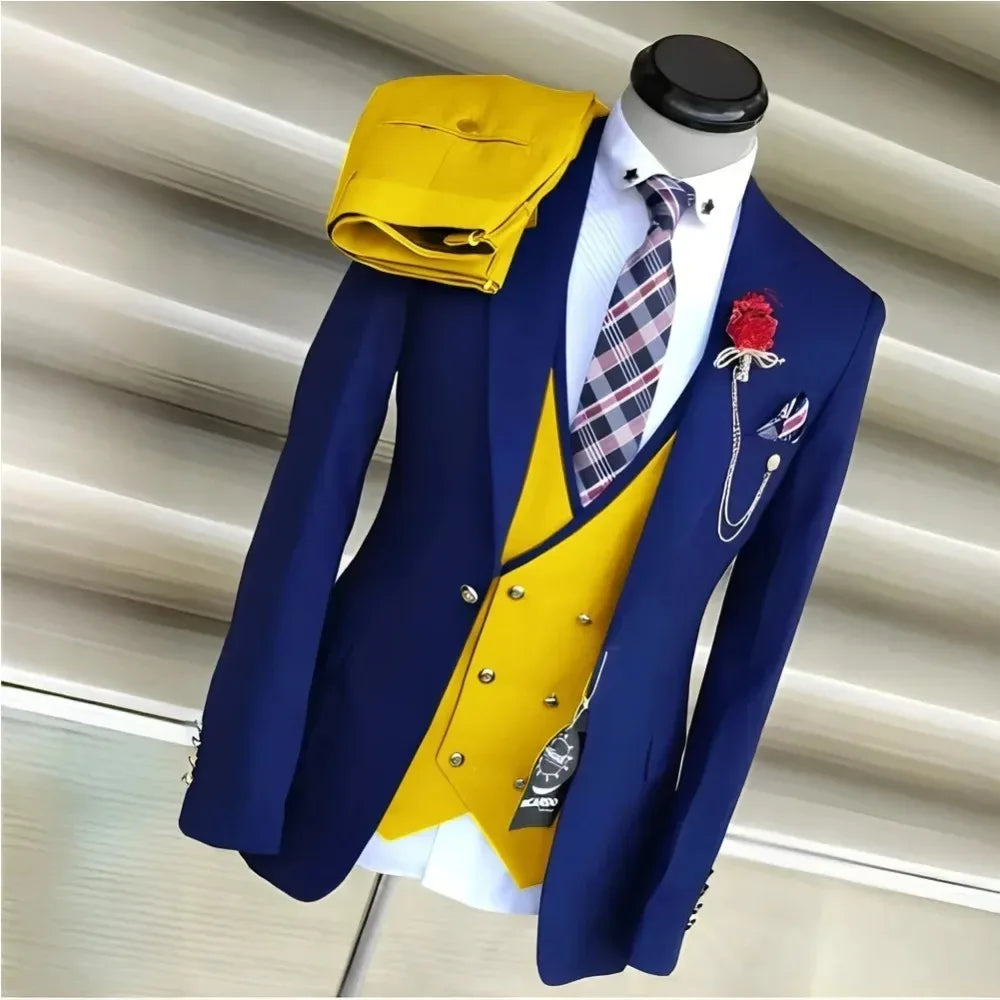 Costume homme 3 pièces, coupe slim – CLEVI Paris