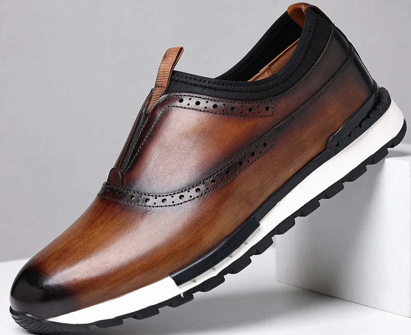 Sneakers Oxford Cuir Suède Homme – CLEVI Paris