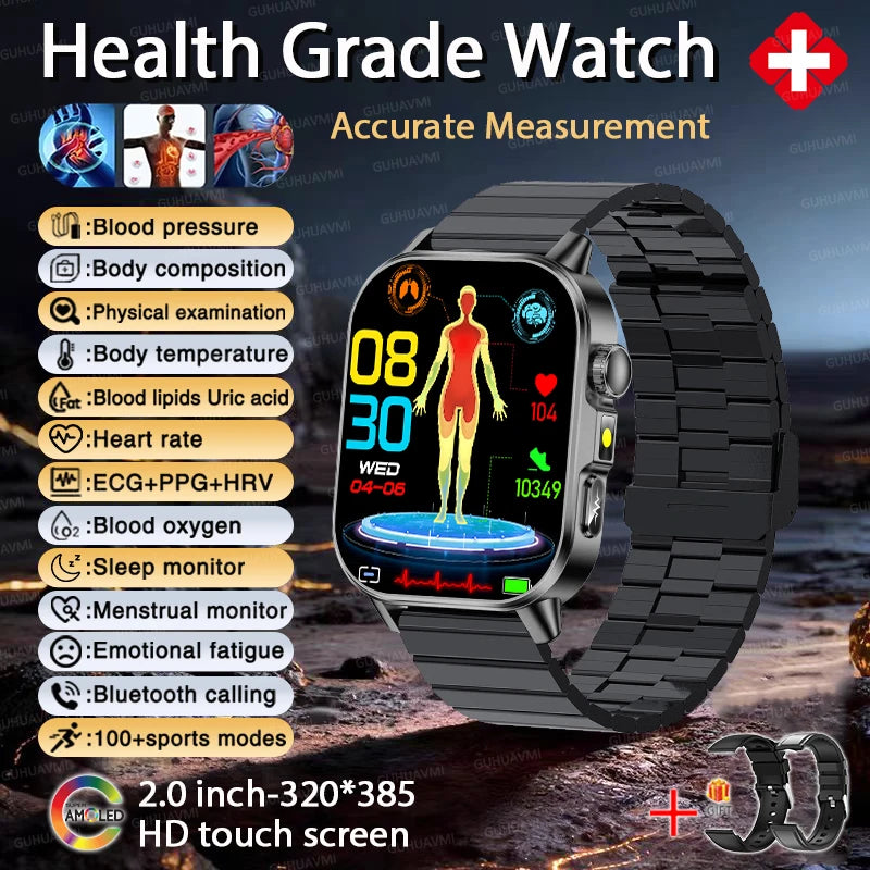 Montre TAVYU ET571 AMOLED 2″ Bluetooth – CLEVI Paris