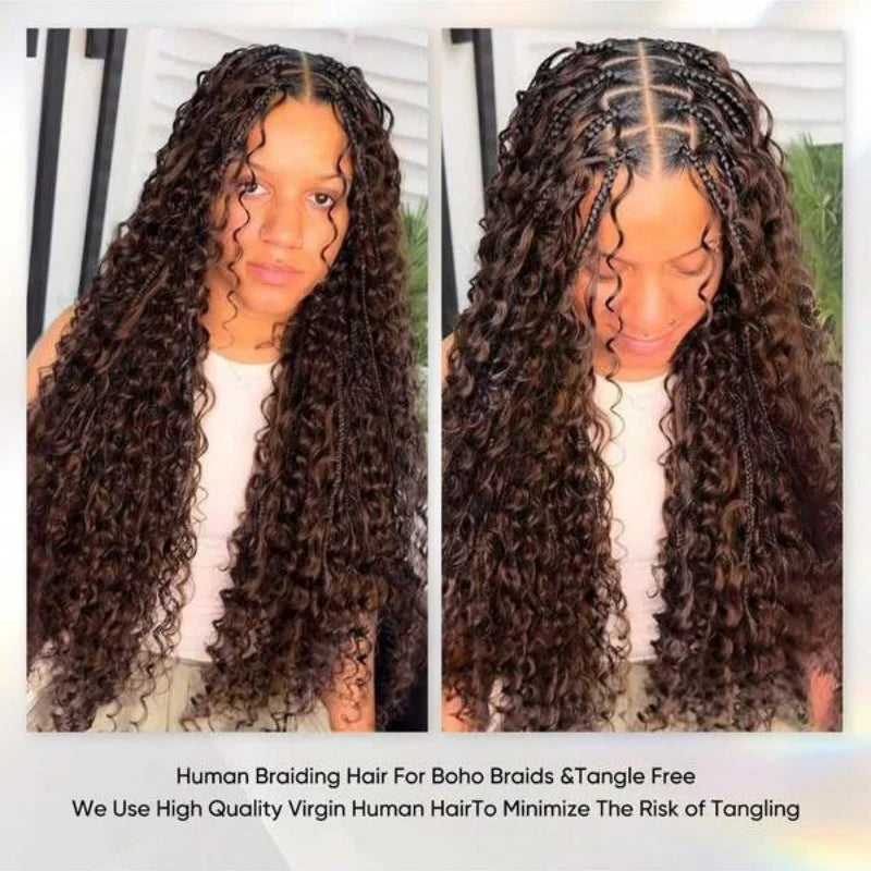 Cheveux Humains Vrac Tressage Deep Wave 2 Bundles – CLEVI Paris