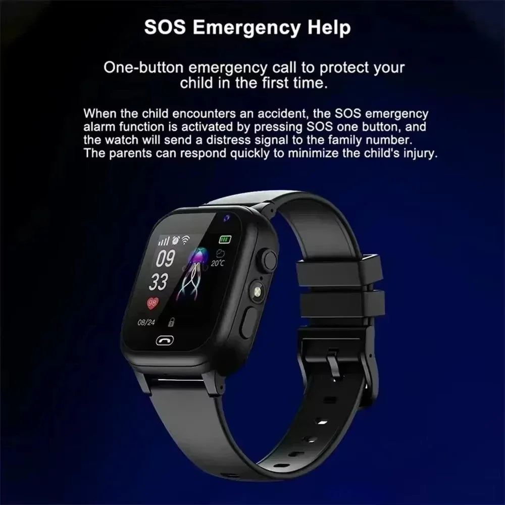 Montre Connectée Enfant Lenovo S30 GPS Géofence Appel Vidéo SIM SOS Caméra Écran 1,44 Bluetooth 5.3 – CLEVI Paris