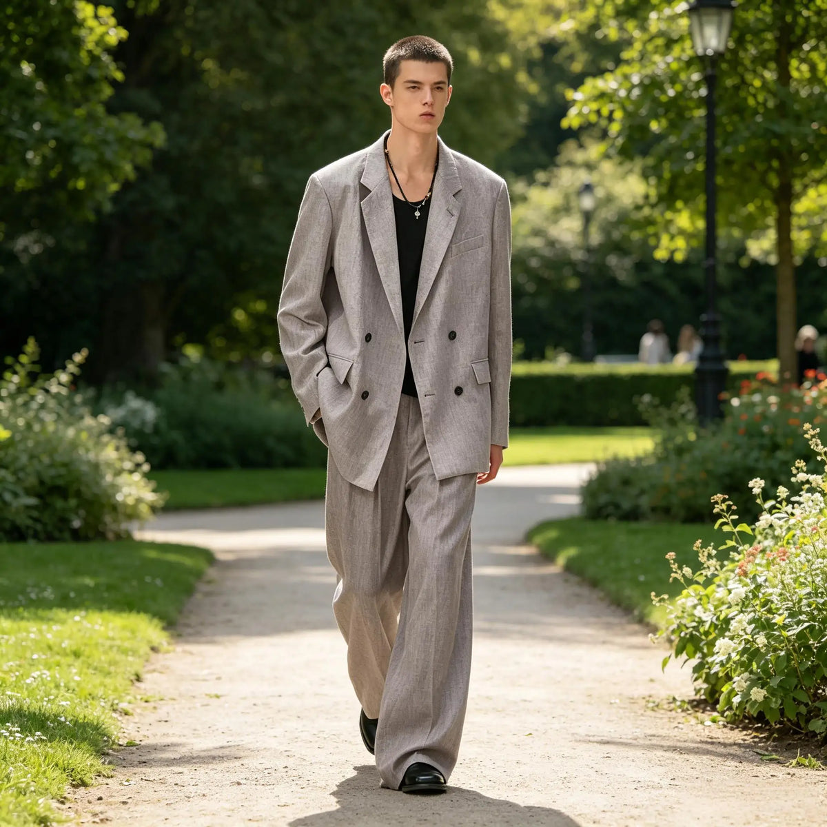 Costume homme en lin 2 pièces – CLEVI Paris