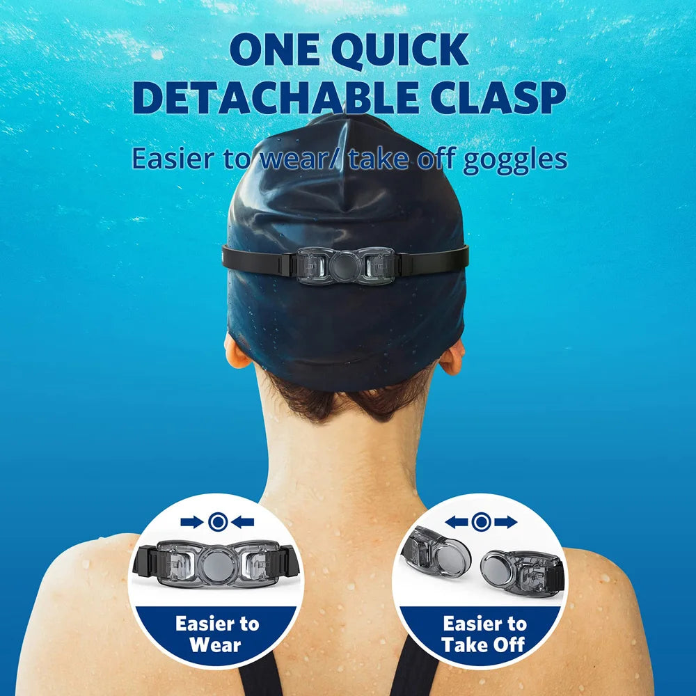 Lunettes de Natation JoyMaySun – Anti-buée 99%, UV 100%, Étanches – CLEVI Paris
