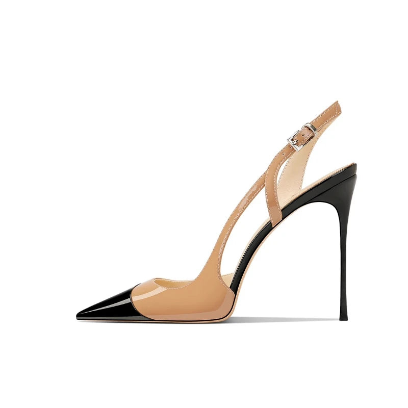 Escarpins femme vernis à talon fin – CLEVI Paris