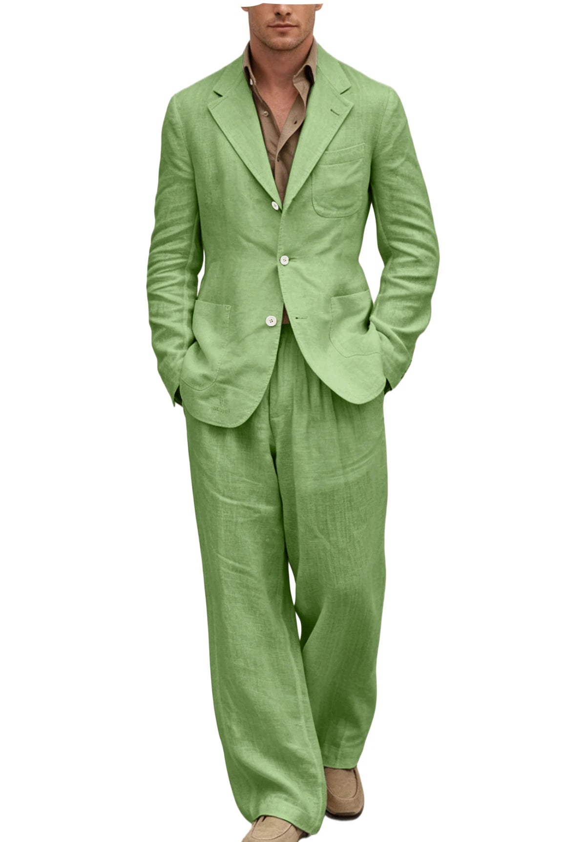 Costume Homme 2 Pièces en Lin – CLEVI Paris
