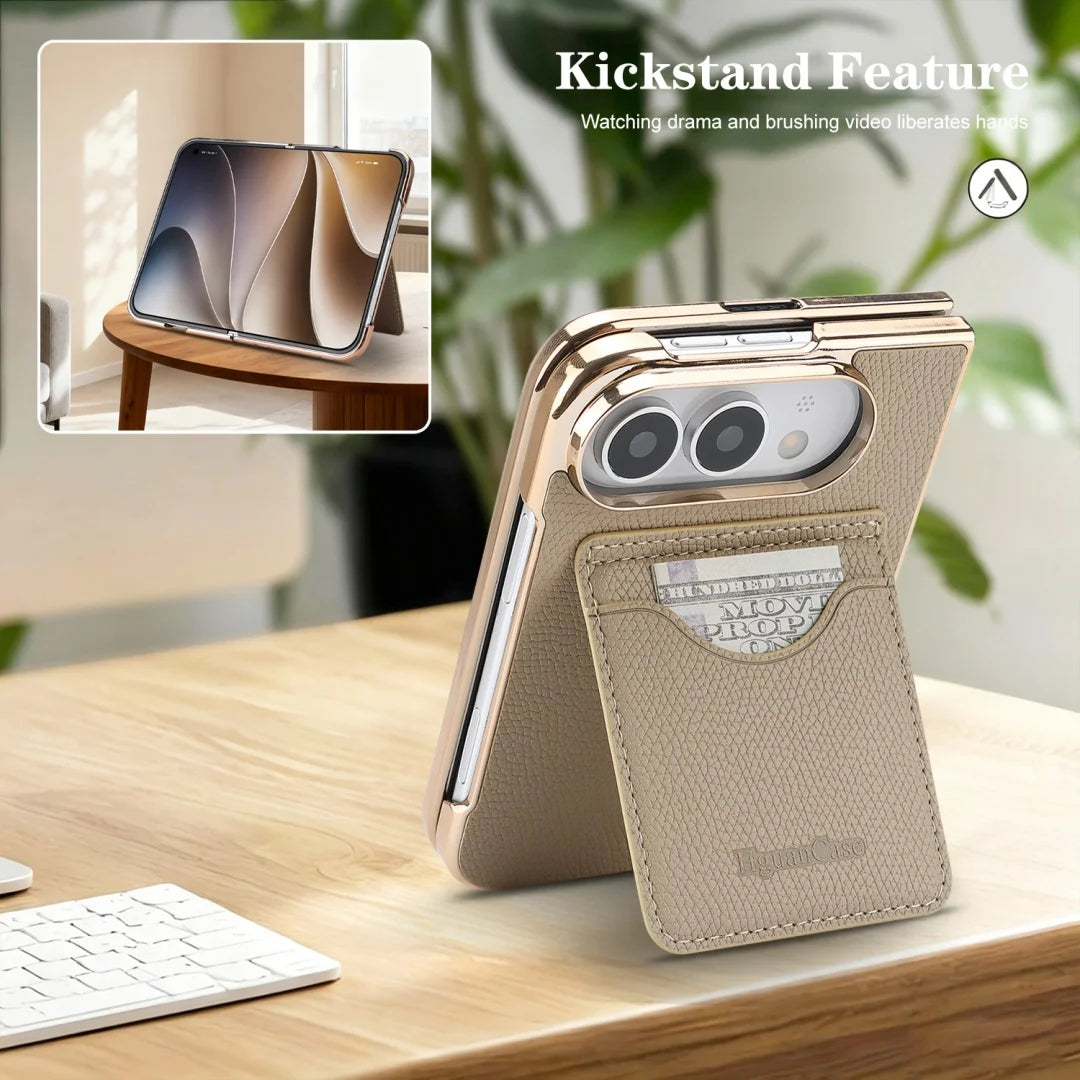 Étui iPhone Duo mat avec support pliable – CLEVI Paris