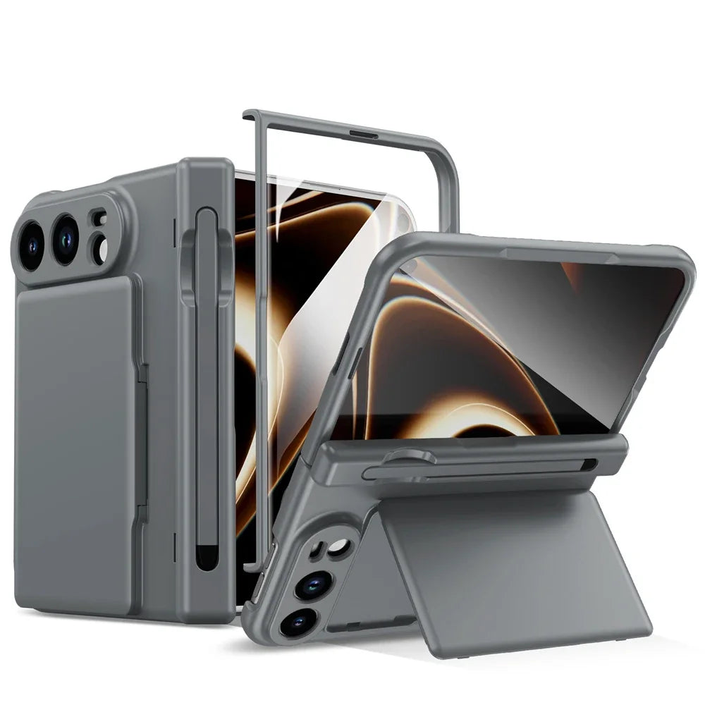 Étui iPhone Duo mat porte-cartes et support – CLEVI Paris