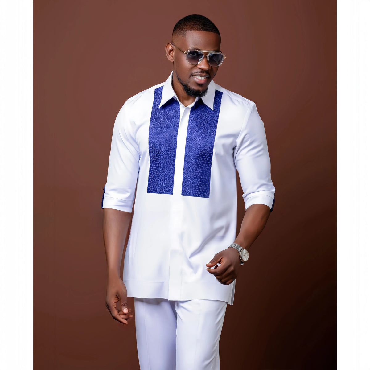 Ensemble Traditionnel Africain Homme Kaunda – CLEVI Paris