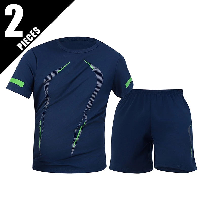 Ensemble homme en maille t-shirt et short – CLEVI Paris