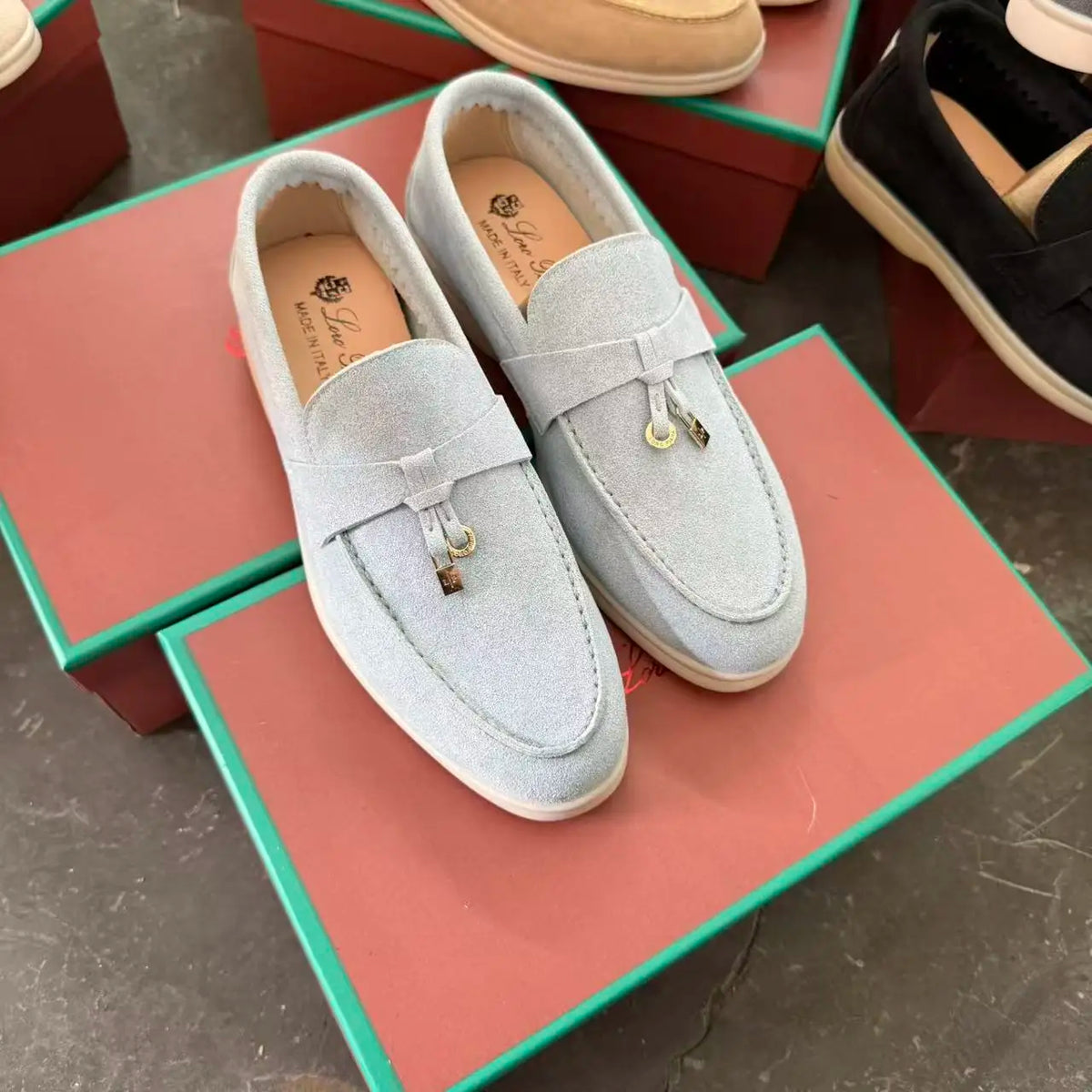 Mocassins homme en suédine – CLEVI Paris