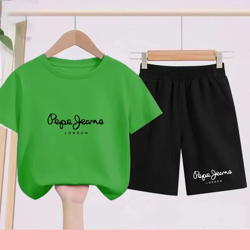 Ensemble enfant haut et short sportswear – CLEVI Paris