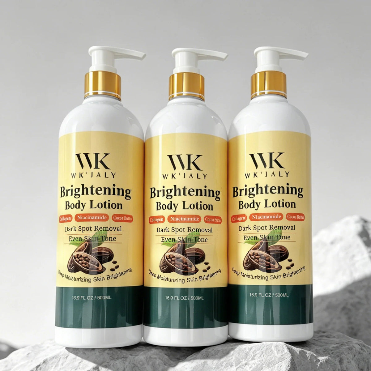 Kit Soin Éclat WK JALY – Lotion Collagène & Sérum Niacinamide – CLEVI Paris