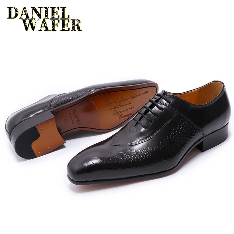 Chaussures Oxford homme en cuir de vache – CLEVI Paris
