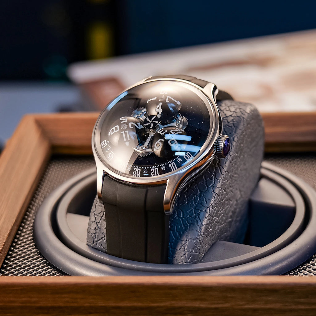 Montre Homme Automatique Trisome Étoile Planète Super Lumineux Oblvlo – CLEVI Paris