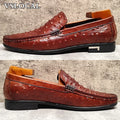 Mocassins homme en cuir brun ou noir – CLEVI Paris