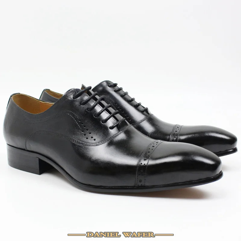Chaussures Oxford en cuir à lacets – CLEVI Paris