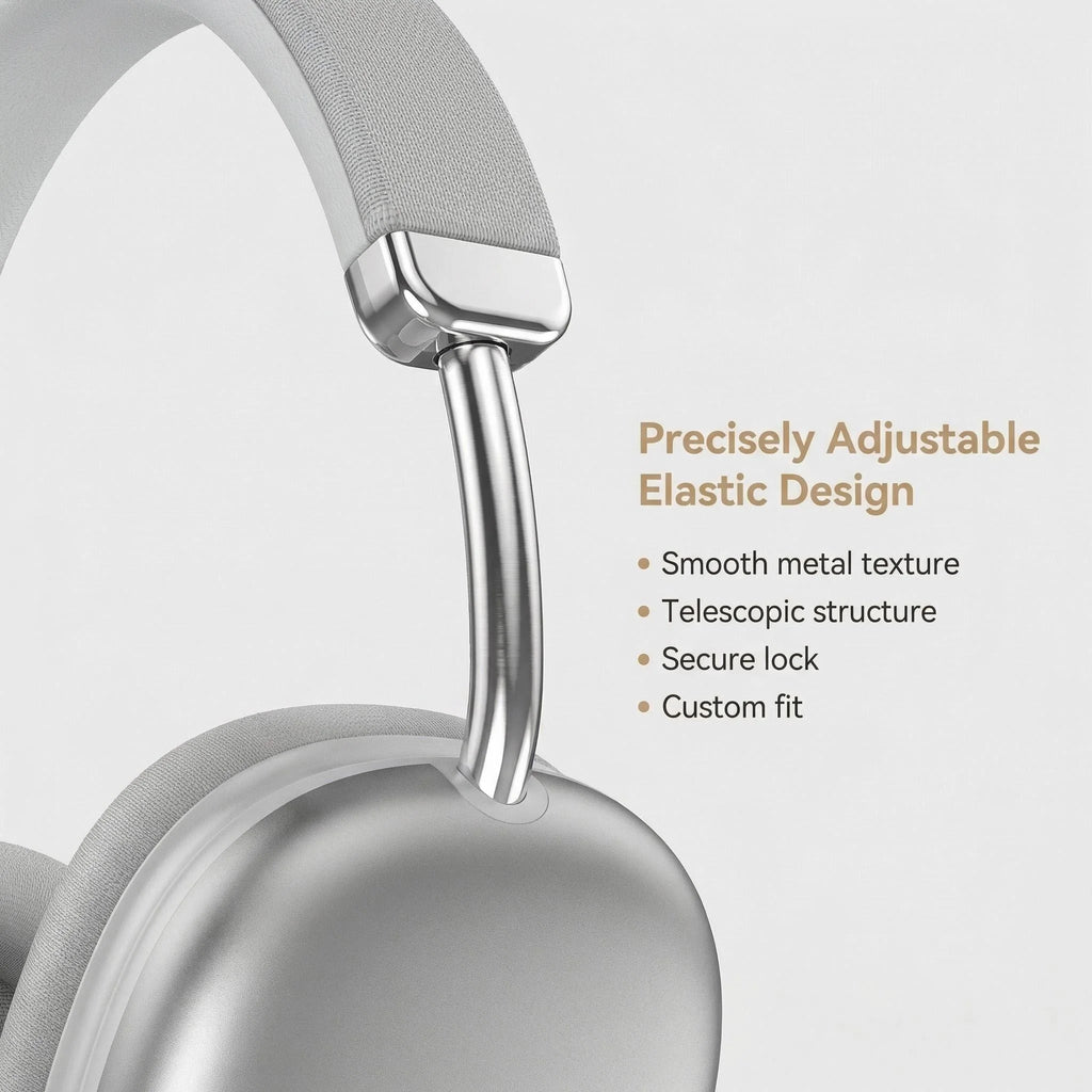 Casque EOENKK Circum-Auriculaire Tissu Bluetooth 5.3 ANC HiFi – CLEVI Paris