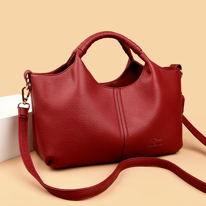 Sac Seau Femme Cuir Véritable Bandoulière – CLEVI Paris