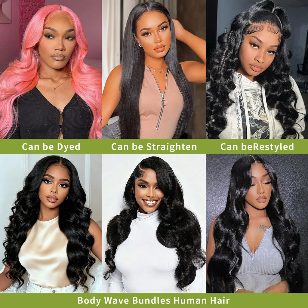 Bundles Body Wave Cheveux Humains Brésiliens Remy Hair 12A Double Weft Couleur Naturelle 6-40 Pouces – CLEVI Paris