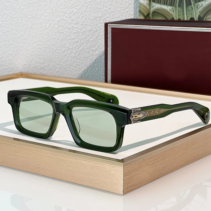 Lunettes de Soleil Homme Acétate Rectangle UV400 – CLEVI Paris