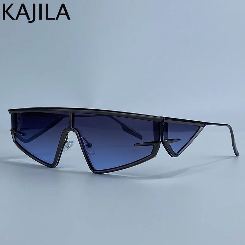 Lunettes de Soleil Shield Y2K Punk Steampunk Cyclisme UV400 Unisexe – CLEVI Paris