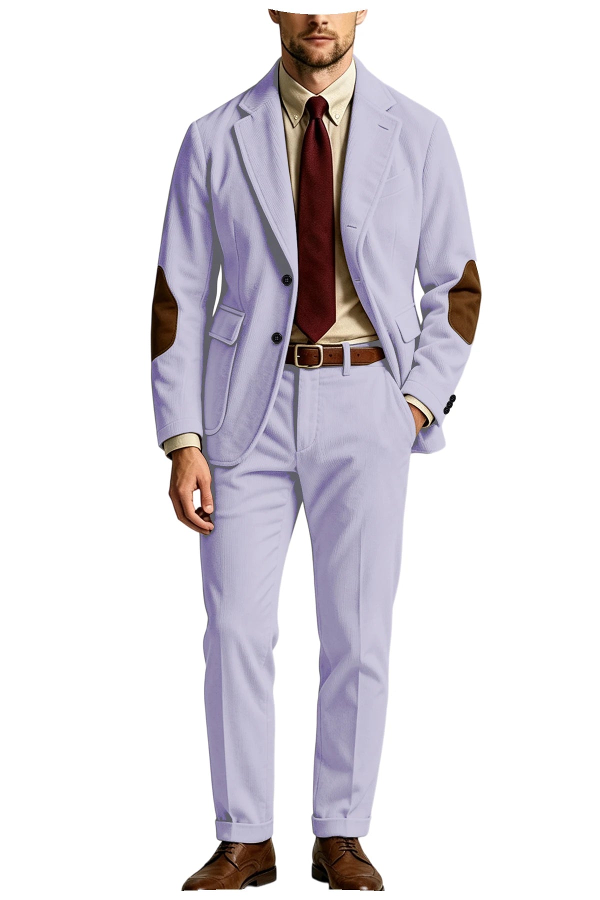 Costume homme 2 pièces en velours côtelé – CLEVI Paris