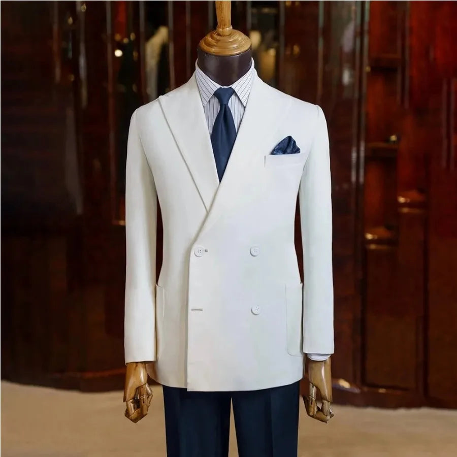 Costume homme 2 pièces double boutonnage – CLEVI Paris
