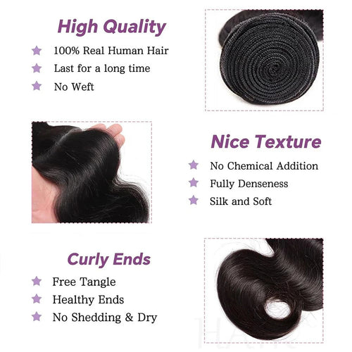 Bundles Body Wave, cheveux humains – CLEVI Paris