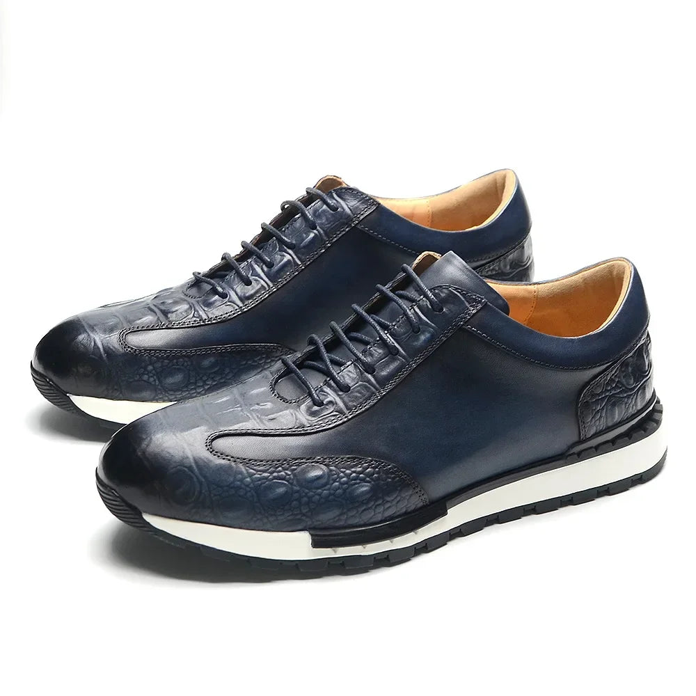 Oxford homme en cuir de vache à lacets – CLEVI Paris