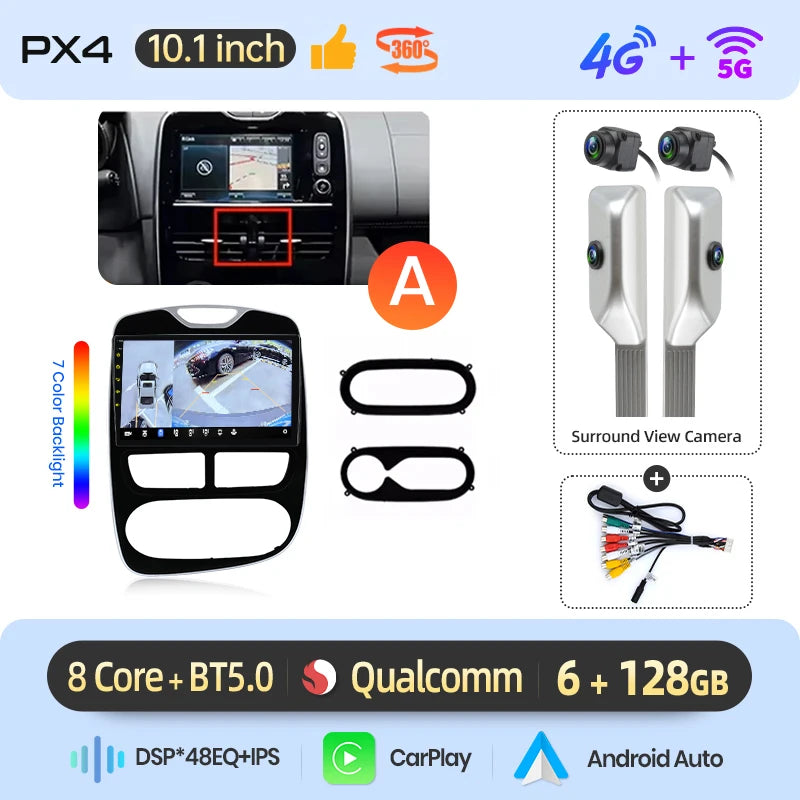 Autoradio AWESAFE Clio 4 CarPlay 2012–2019 – CLEVI Paris