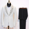 Costume mariage homme blanc 3 pièces – CLEVI Paris