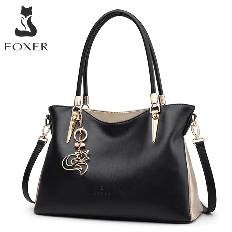 Sac Cabas Cuir Fendu Grande Capacité Femme Bureau – CLEVI Paris