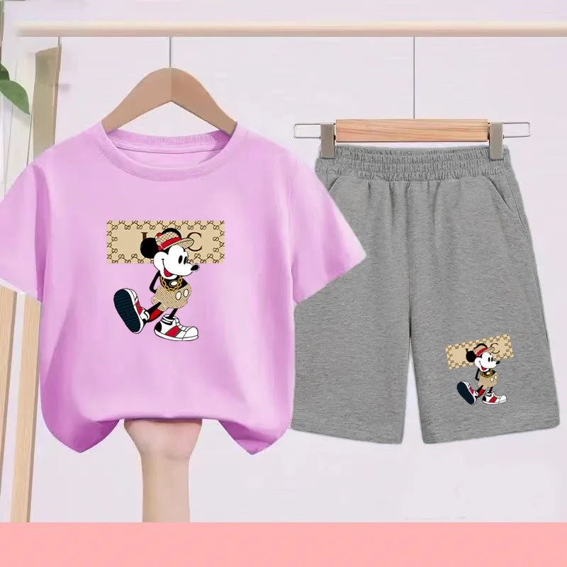 Ensemble enfant décontracté haut et short – CLEVI Paris