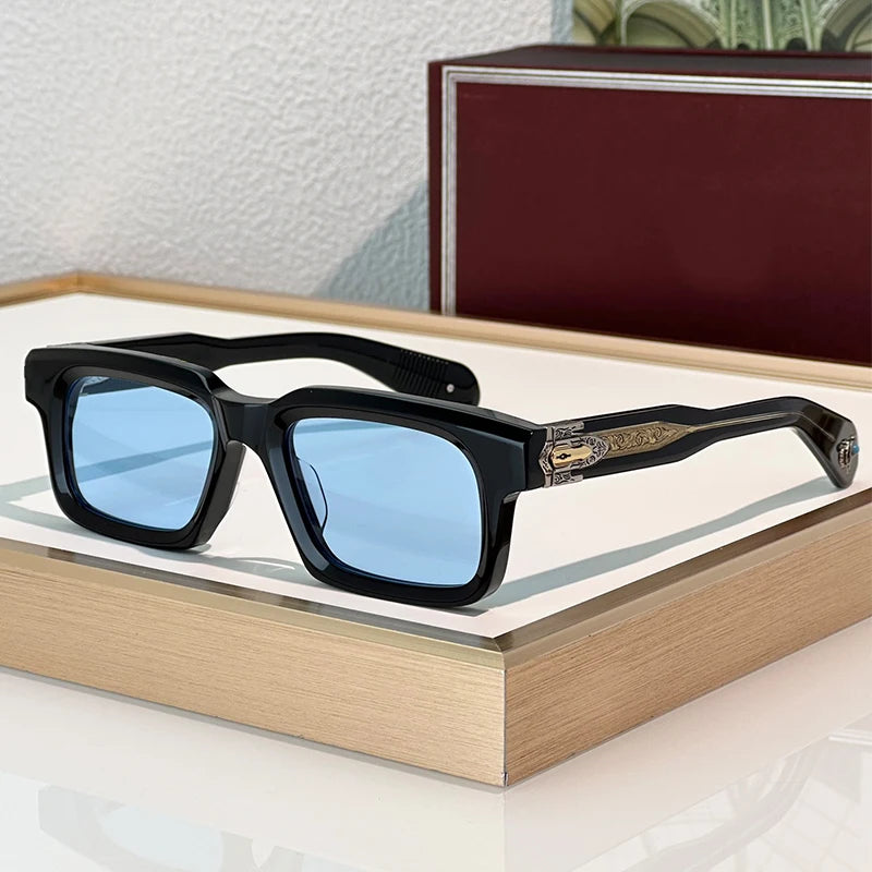 Lunettes de Soleil Homme Acétate Rectangle UV400 – CLEVI Paris