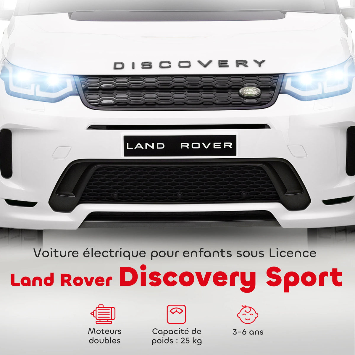 Voiture enfant Land Rover Discovery Sport 12 V – CLEVI Paris
