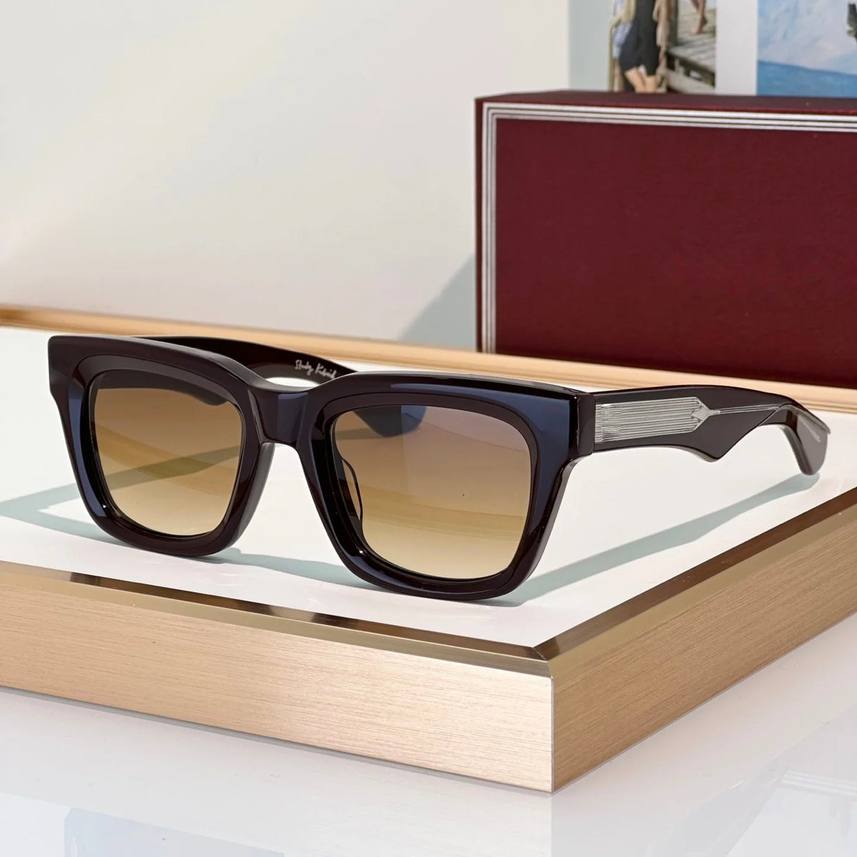 Lunettes de Soleil Carrées Acétate Unisexe UV400 Torrance – CLEVI Paris