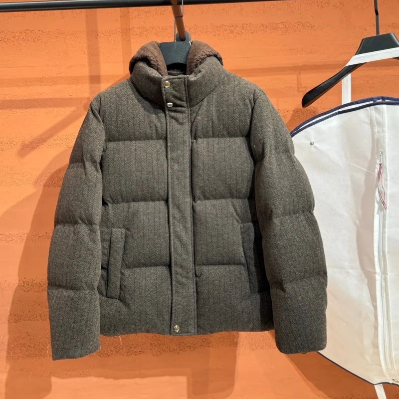 Veste homme épaisse zippée automne-hiver – CLEVI Paris