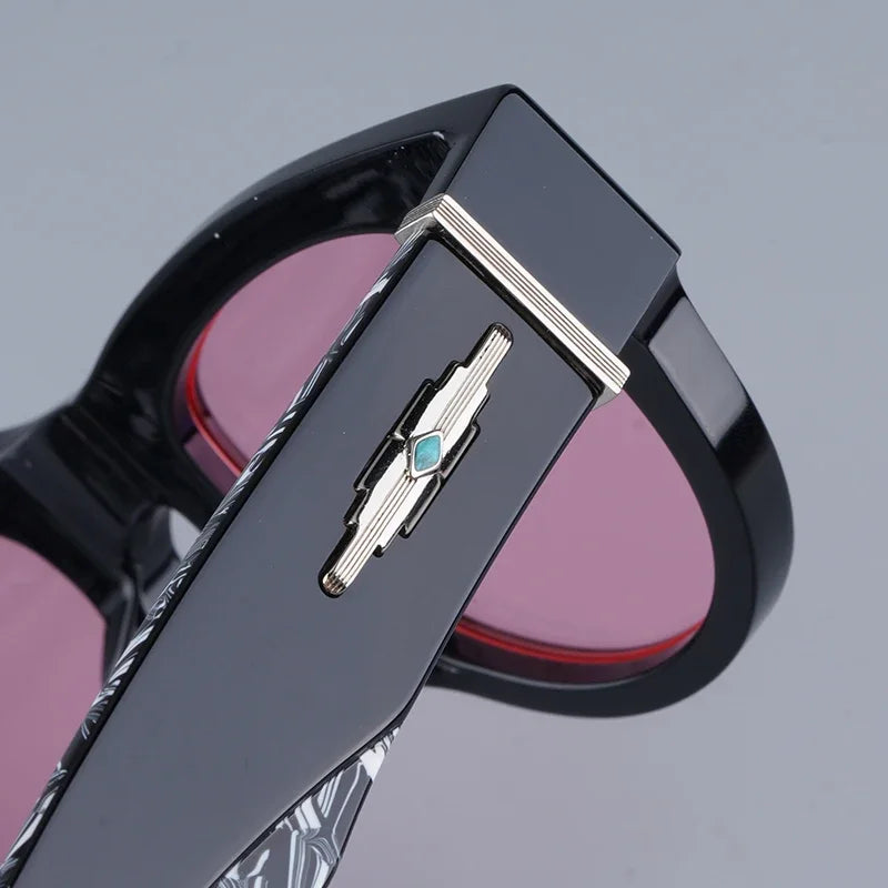 Lunettes de Soleil Homme Acétate UV400 Style Japonais – CLEVI Paris